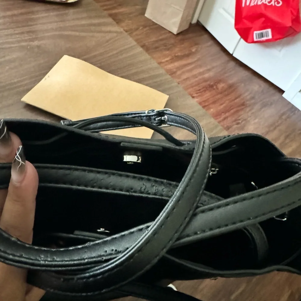 Black Matt and Nat Bucket/Drawstring Bag - Picture 3 of 4